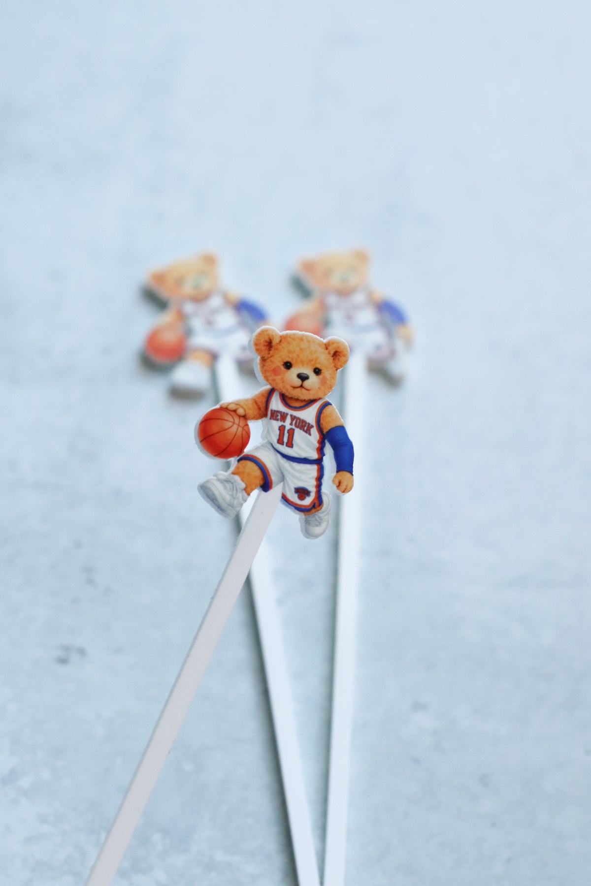 Knicks Bear Drink Stirrers
