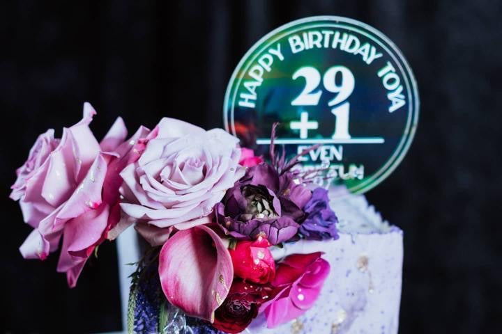 Acrylic Cake Topper