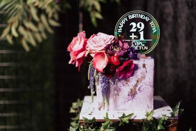 Acrylic Cake Topper