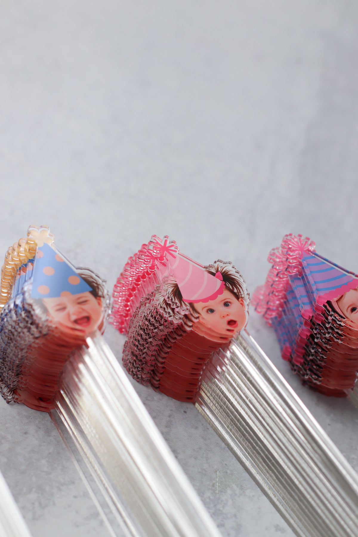 Party Hat Drink Stirrers
