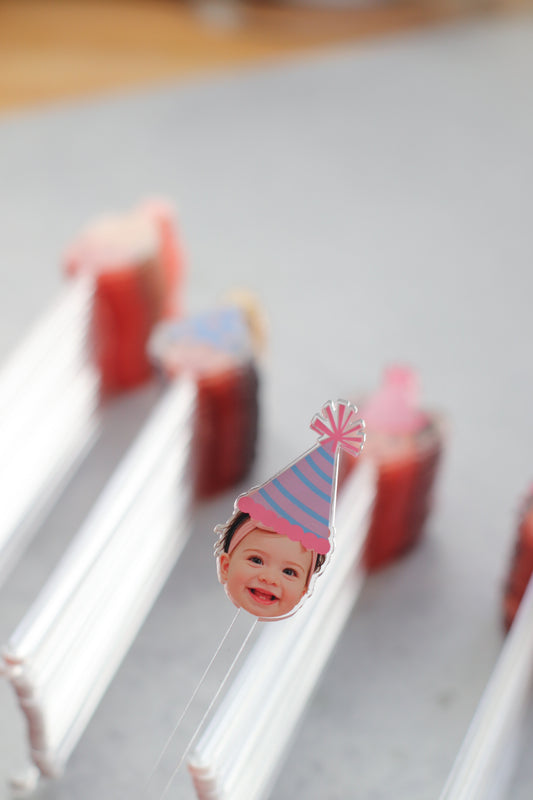 Party Hat Drink Stirrers