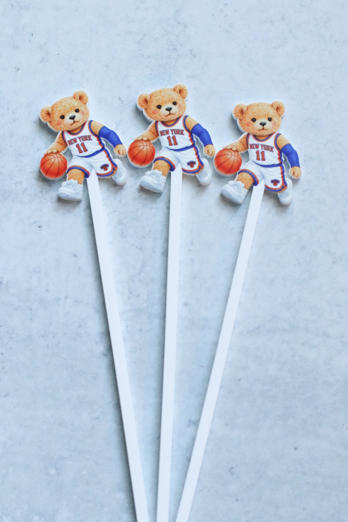 Knicks Bear Drink Stirrers