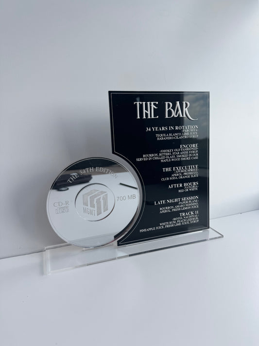 CD Bar Sign