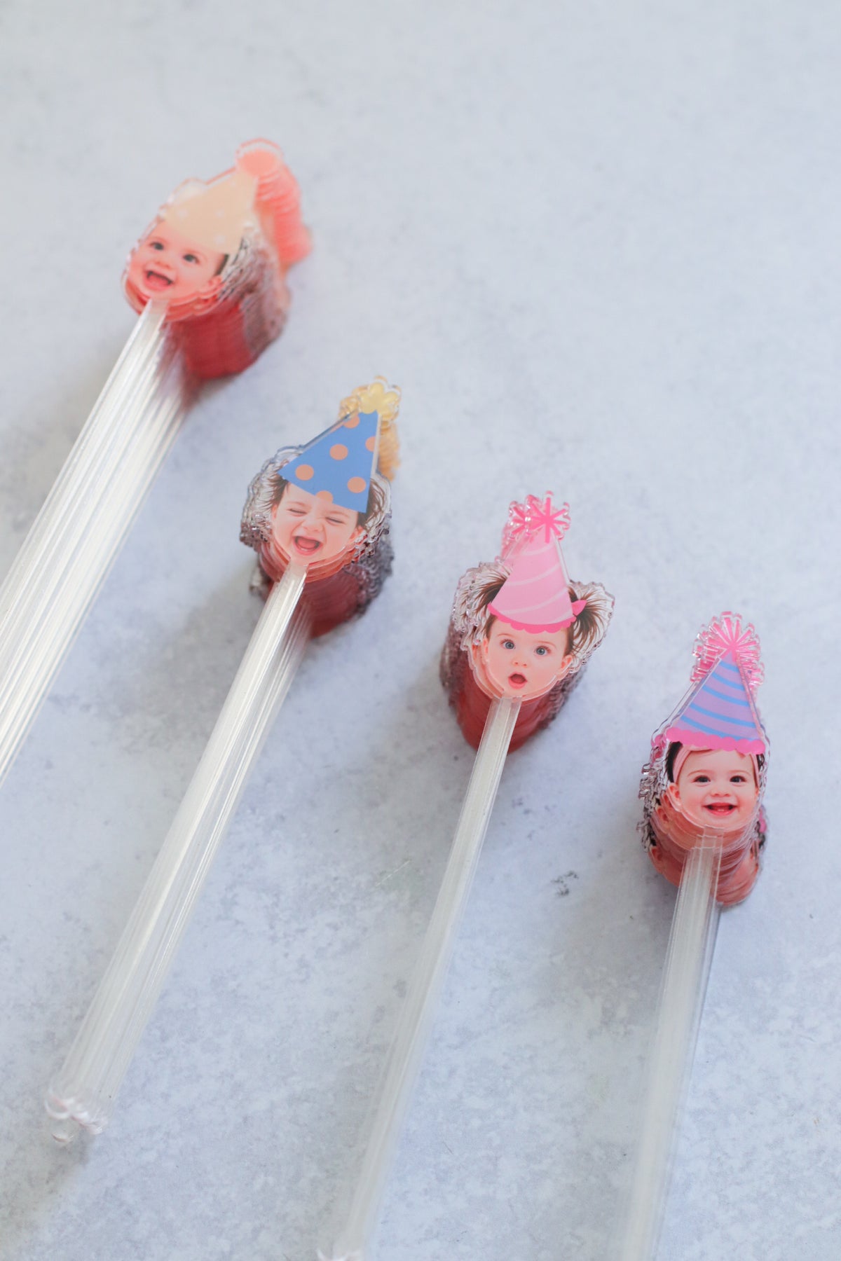 Party Hat Drink Stirrers