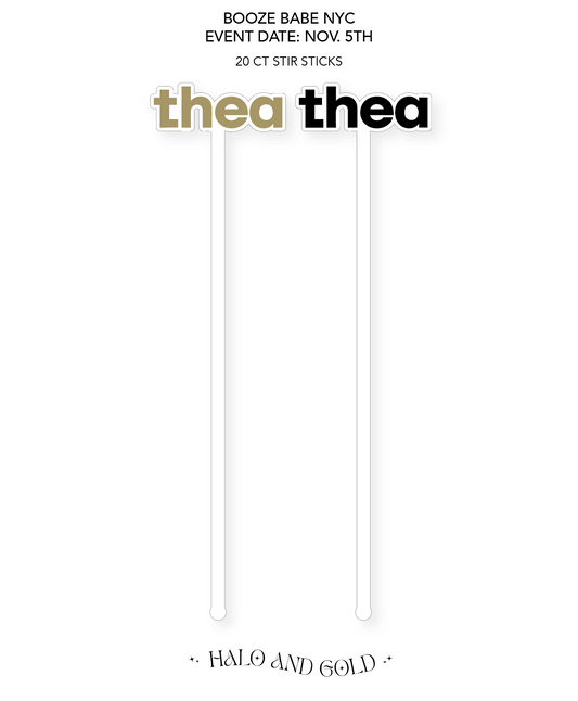 Custom Logo Drink Stirrers