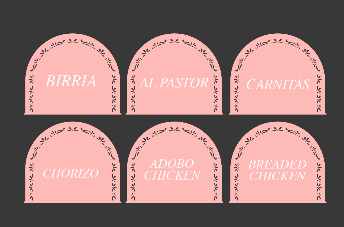 Custom Order for Chaviano Events