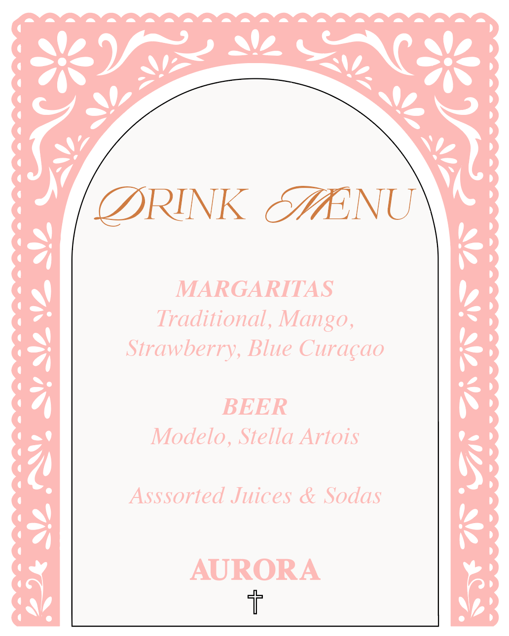 Custom Order for Chaviano Events